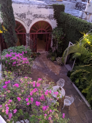 Courtyard in Campeche.