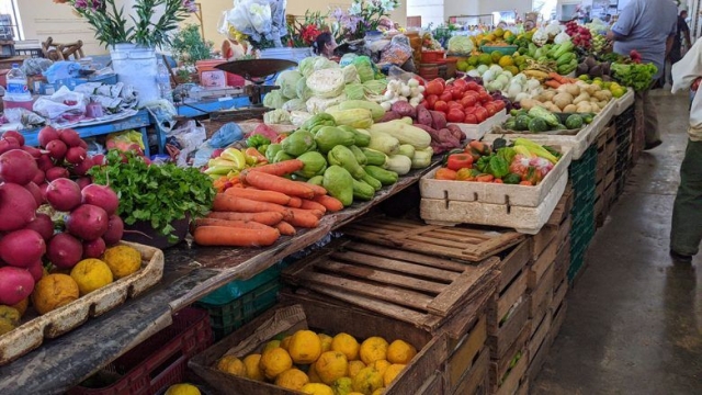 Fruits and Vegetables at the Valladolid Market