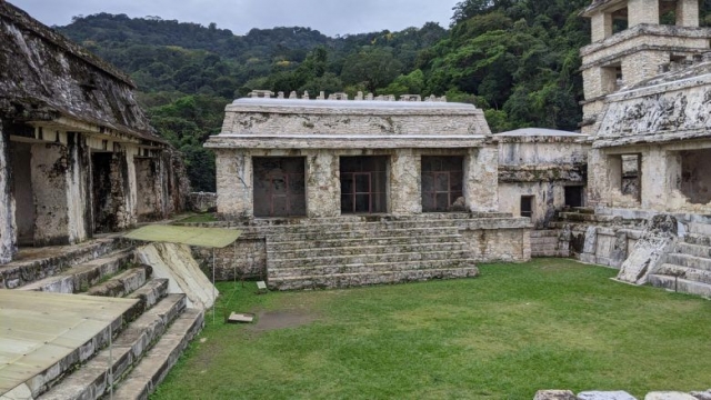 Palace Courtyard at Palenque