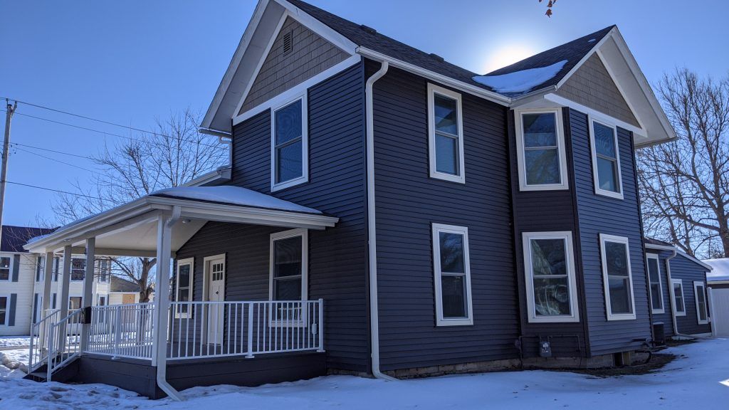 Renovated home front west side