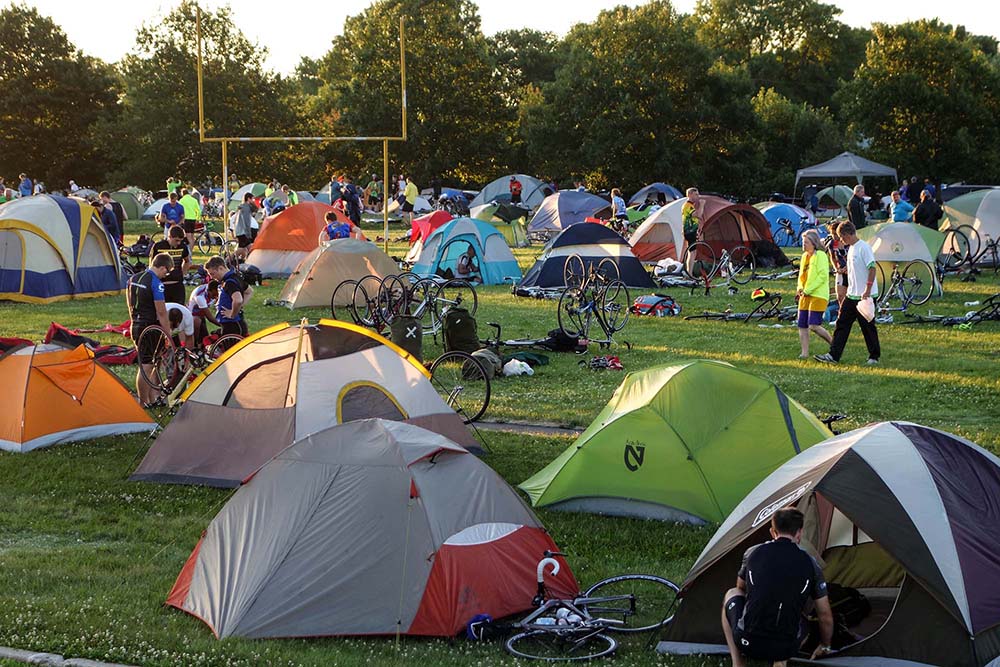 RAGBRAI camping