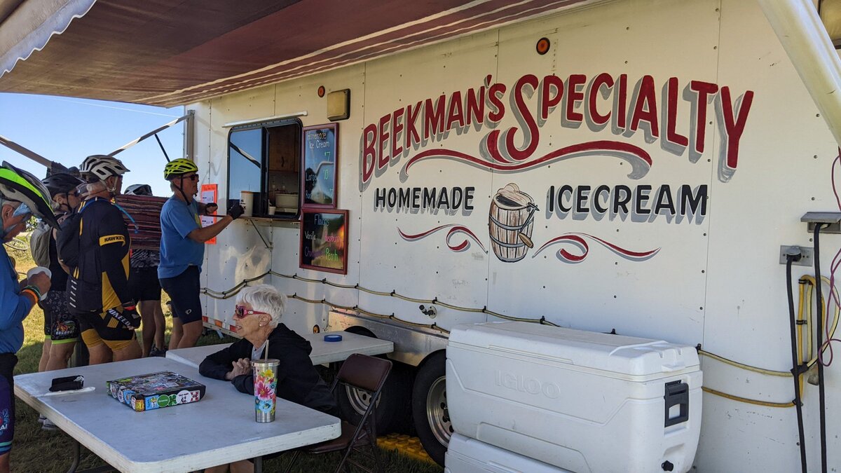 RAGBRAI's Most Popular Stop: Beekman's Homemade Ice Cream